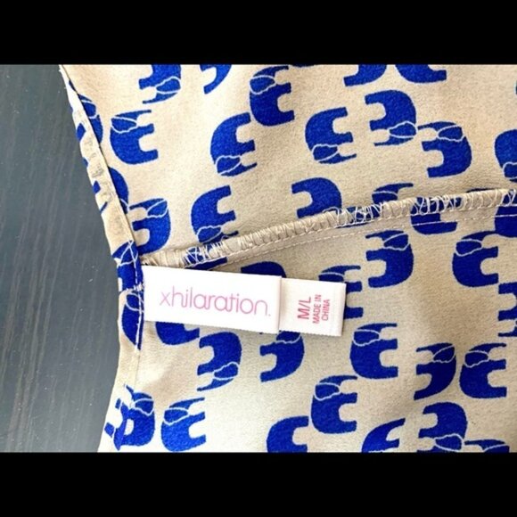 Cropped Elephant Tops Size M - Picture 5 of 7